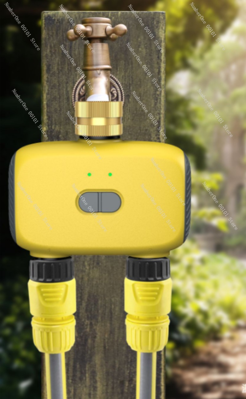 Smart Garden Model - Intelligenter Bewässerungstimer mit Doppelausgang und App-Steuerung,