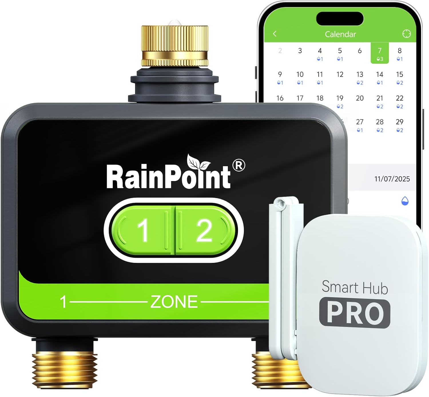 Smart Garden System - 2-Zonen Smart WLAN-Bewässerungstimer für Gartenschlauch mit