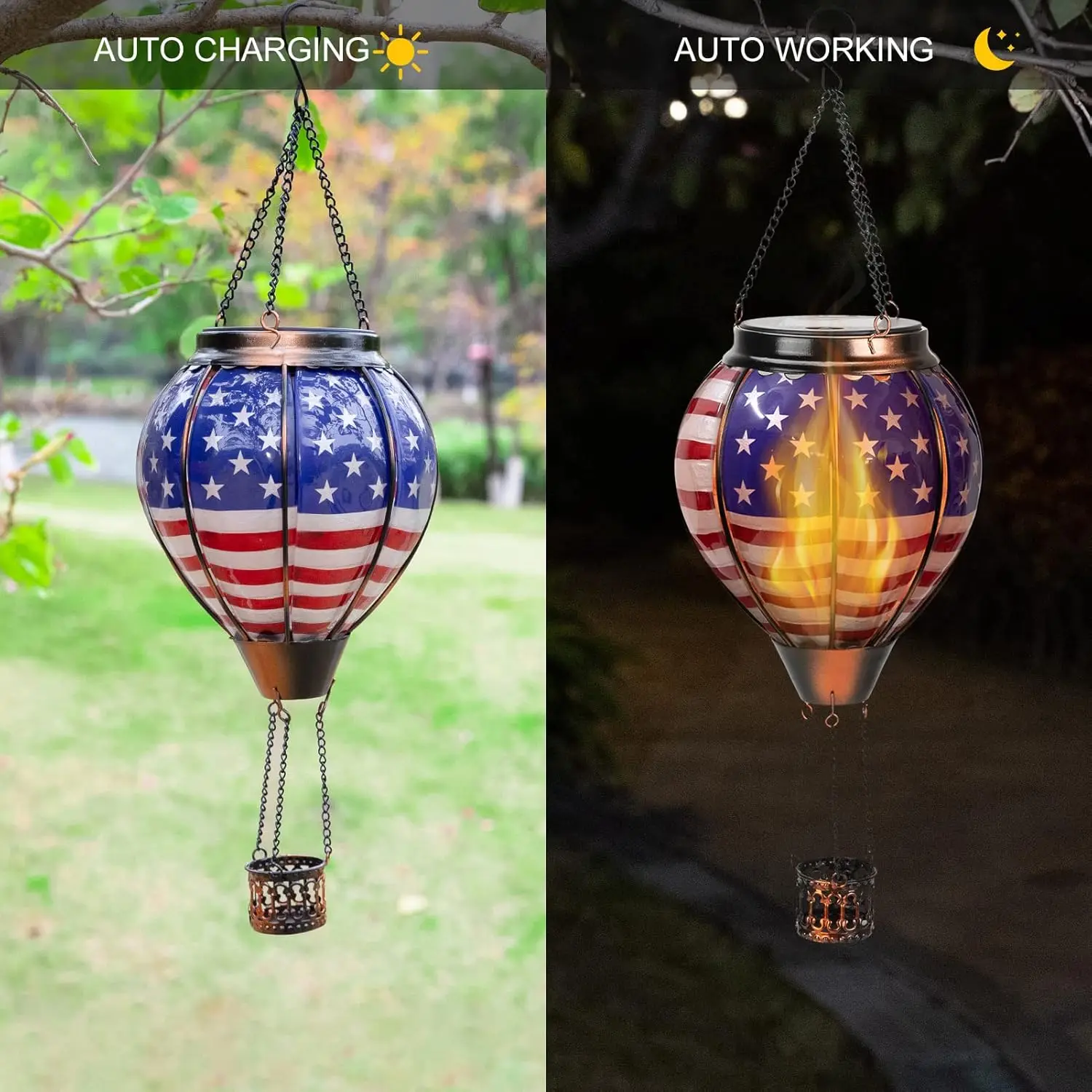 Heißluftballon-Solarlaterne, A – Smart Garden Balloon Bewertung und Preis