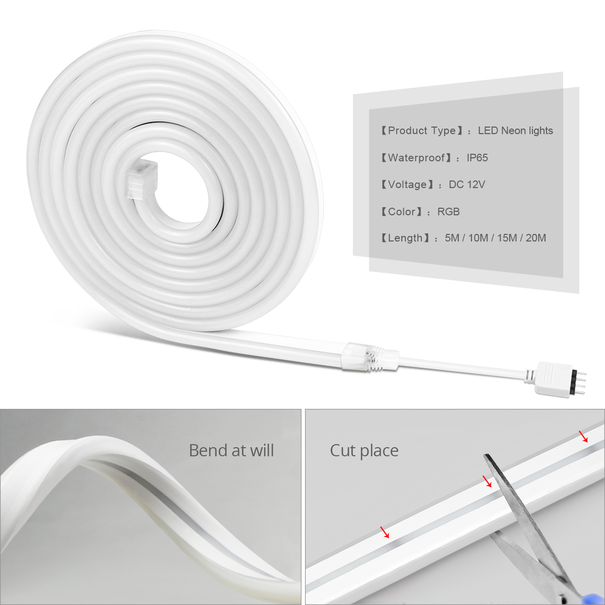 Tuya Smart Leben 12V RGB Neon  – Smart Garden Youtube Bewertung und Preis