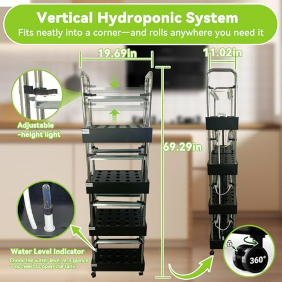 Indoor-Hydrokultur-Anbausystem – Smart Garden System Bewertung und Preis